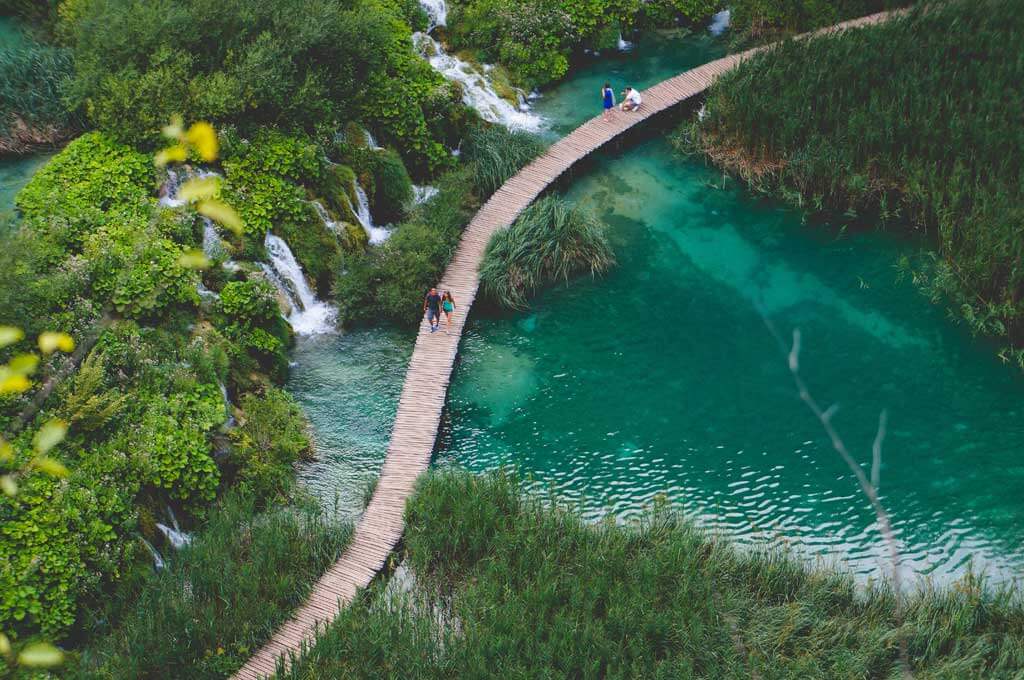 Stroll the waterfalls and gorgeous Croatian scenery together on a couples adventure