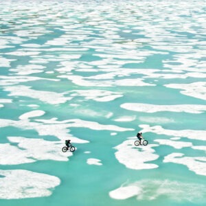 biking the ice flows on an arctic adventure with the travel yogi