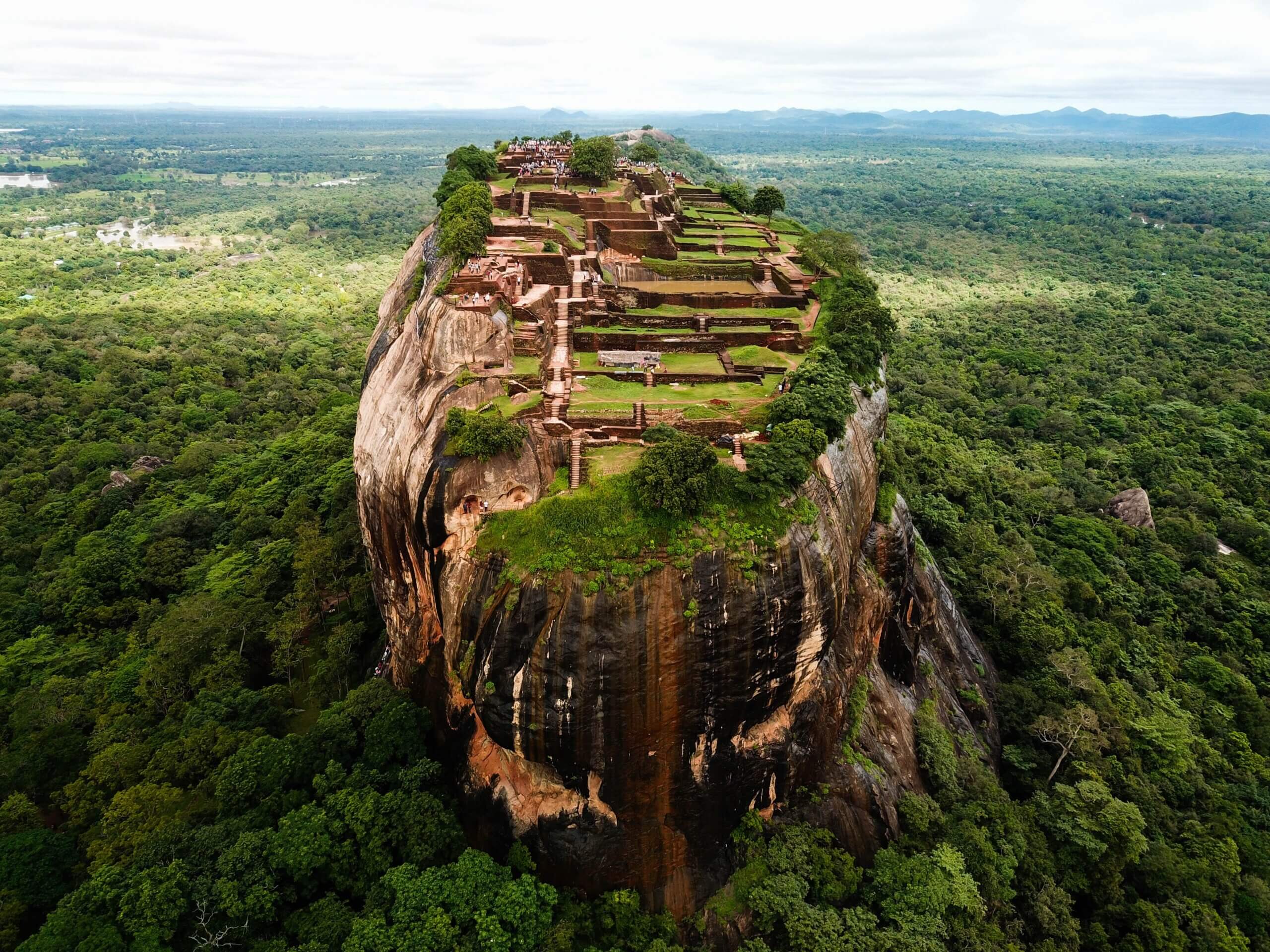Sigiriya Rock Fortress in Sri Lanka by Dylan Shaw via Unsplash.