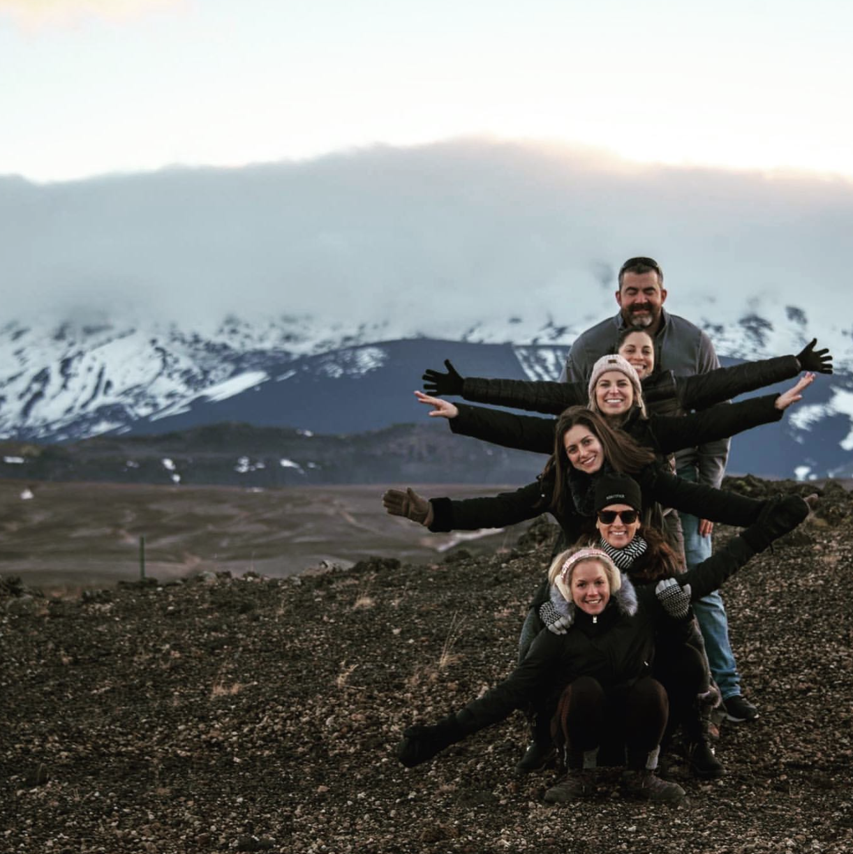 Yogis in Iceland via Instagram