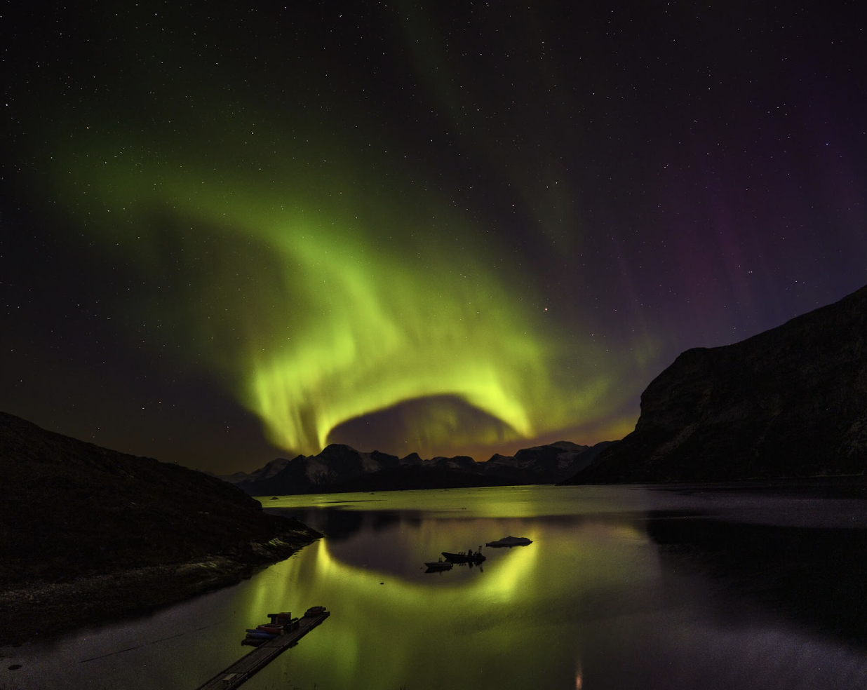 Northern Lights in Iceland via Dropbox.