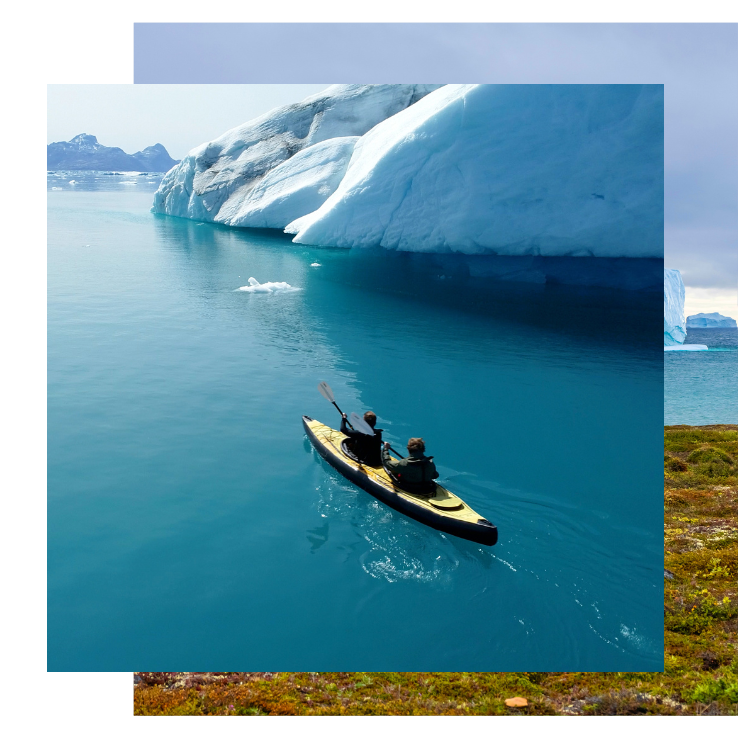 Kayaking in the Arctic on a Greenland adventure with The Travel Yogi