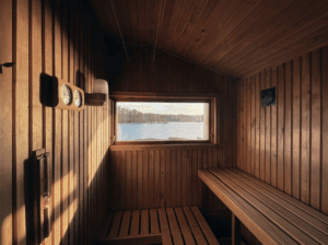 Sauna picture via Unsplash
