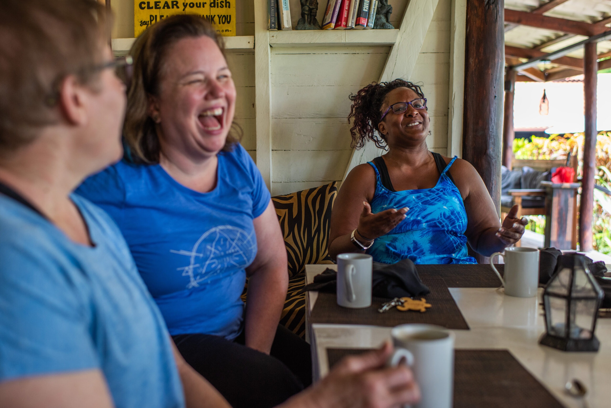 Meal conversation in Panama via Dropbox.