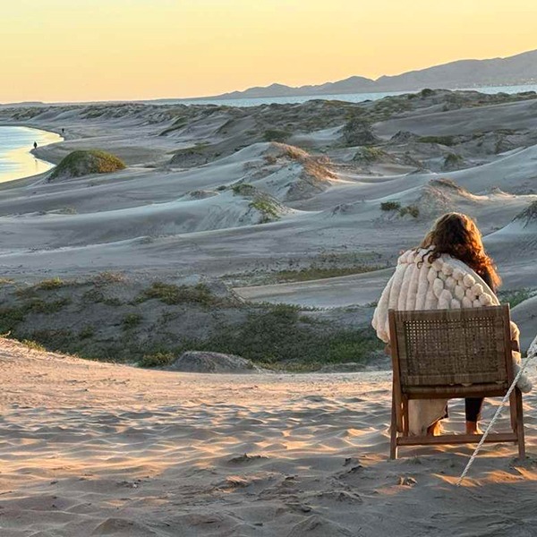 Evening on the dunes Mexico Yoga Retreat The Travel Yogi