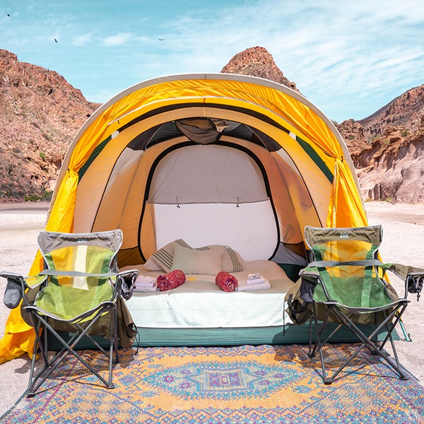 Camping Mexico yoga retreat The Travel Yogi