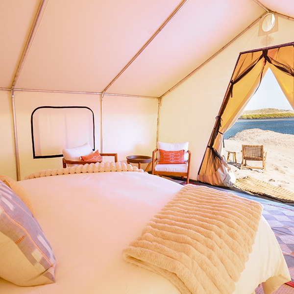 Twin glamping room Mexico yoga retreat adventure The Travel Yogi