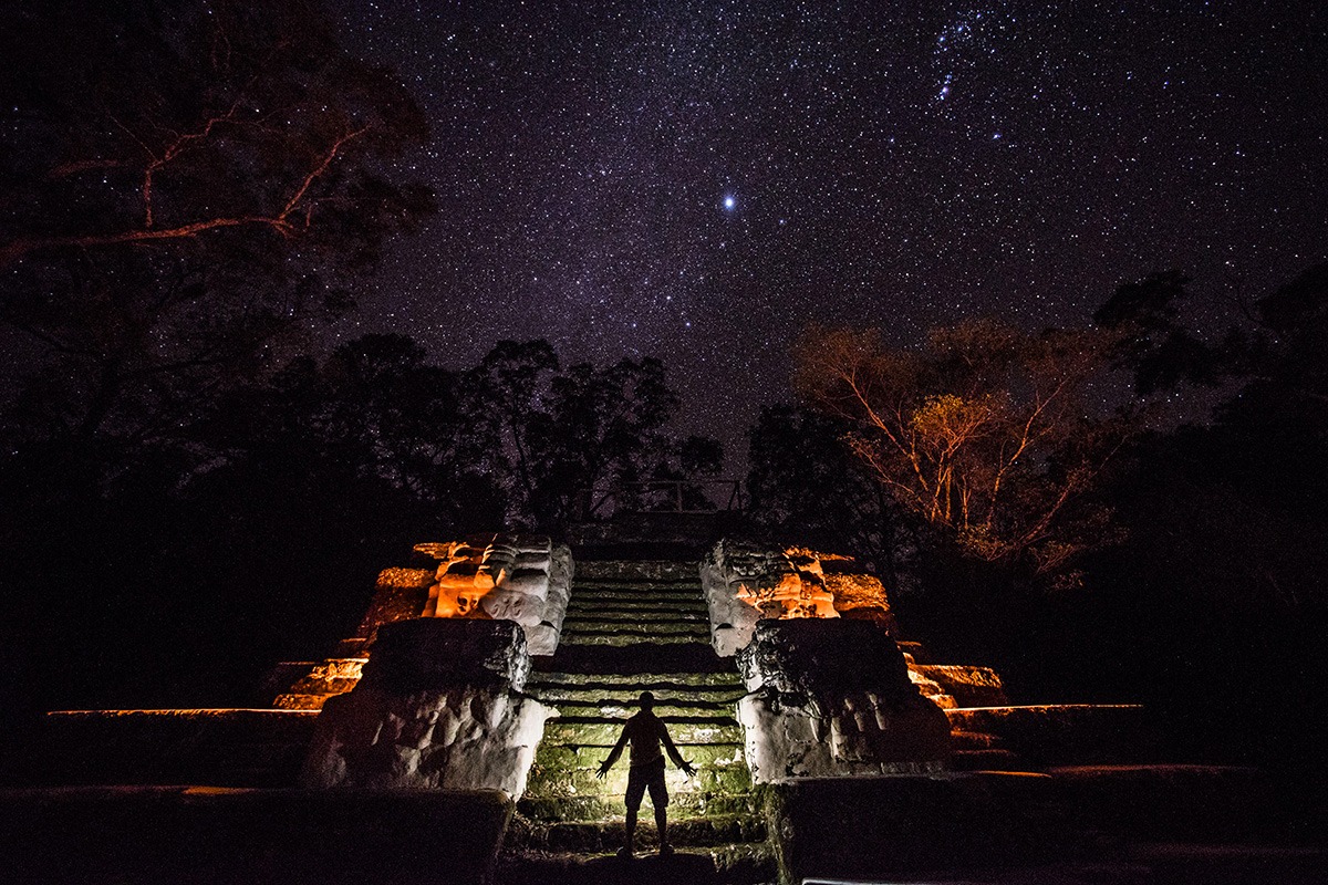 Guatemala yoga retreat adventure night mayan ruins