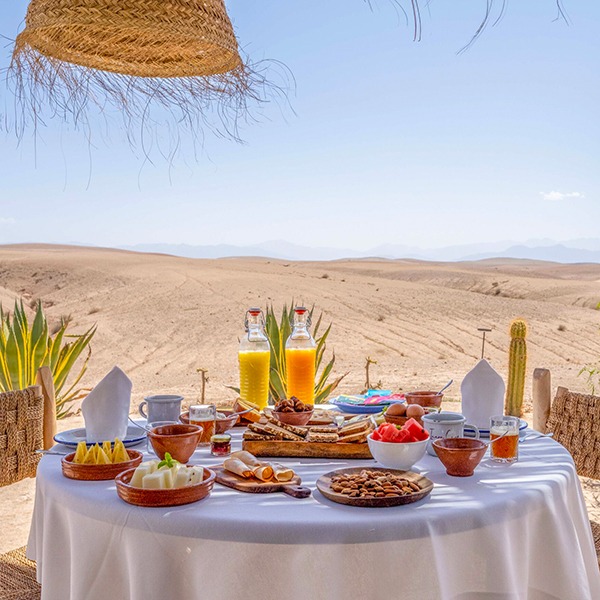 Breakfast in Moroccan desert The Travel Yogi