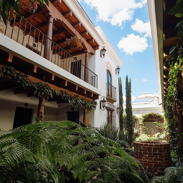 Colonial hotel in Antigua yoga retreat Guatemala The Travel Yogi